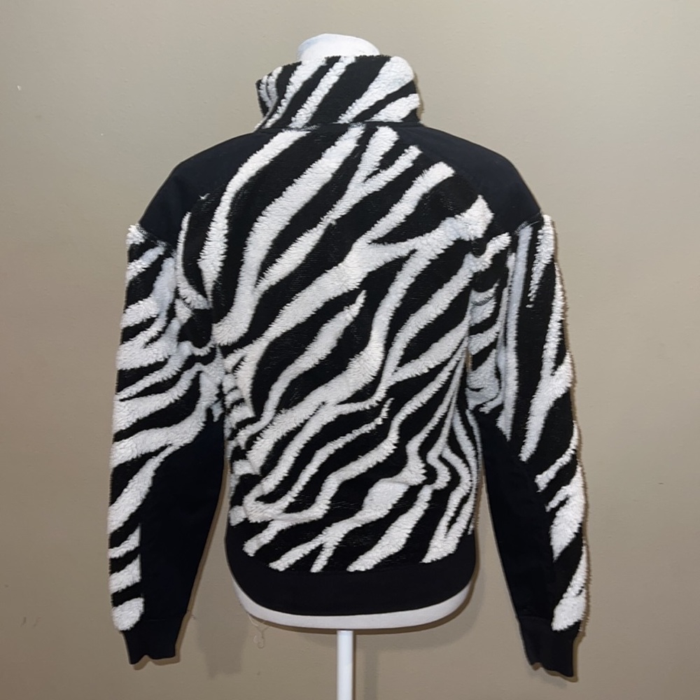 Rag & Bone Zebra Half Zip Sherpa Pullover - image 8